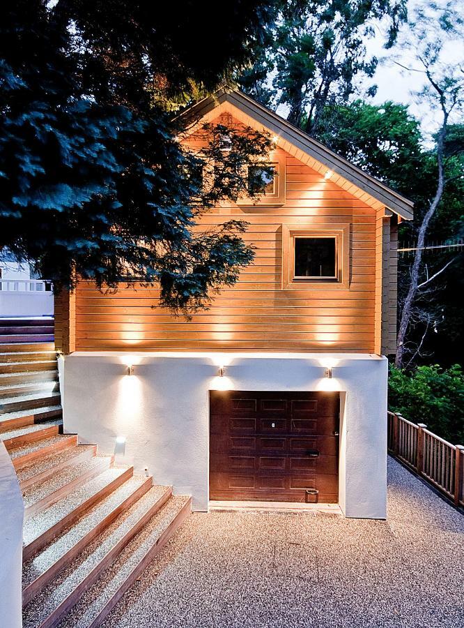 Alum Chine Log Cabin Villa Bournemouth Bagian luar foto